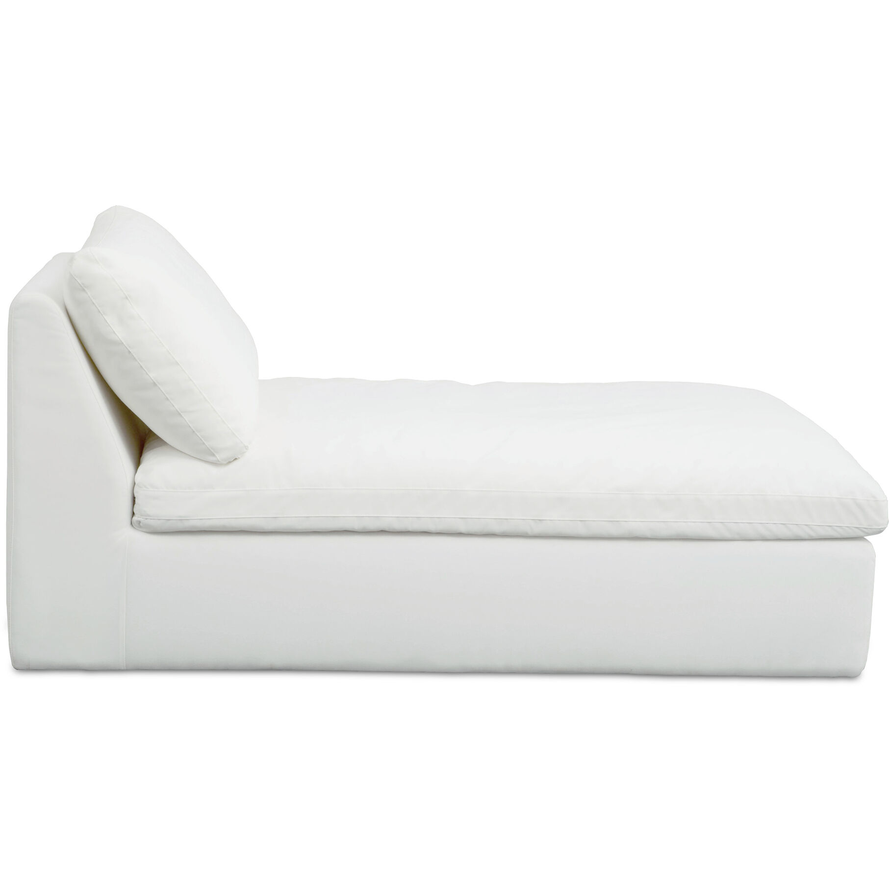 Miles White Outdoor Chaise